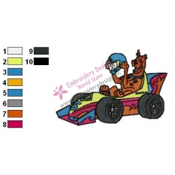 Scooby Doo Embroidery Design 05